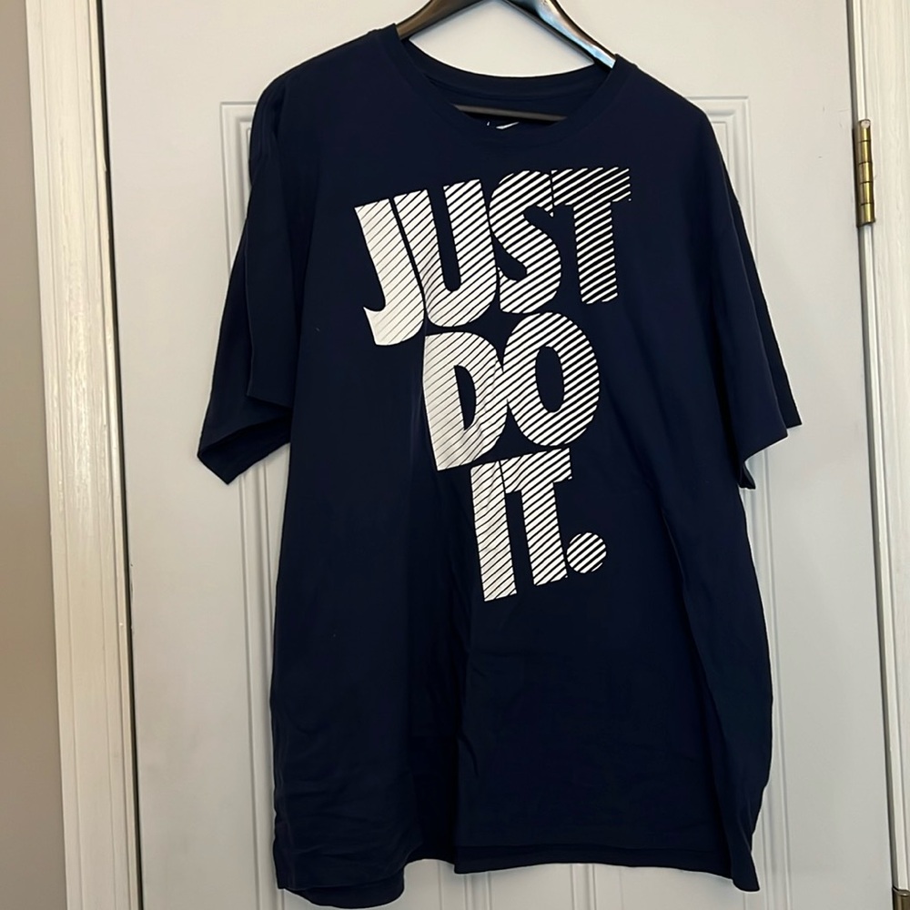 Nike Just Do It Navy Logo T-shirt
